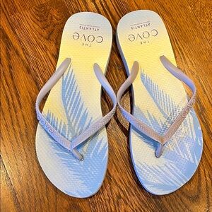 The Cove 8-9 Women's Blue Flip Flops